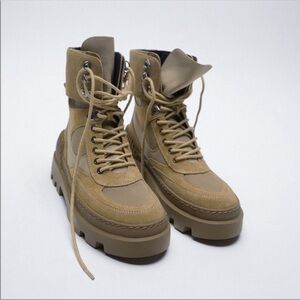 Zara combat boots